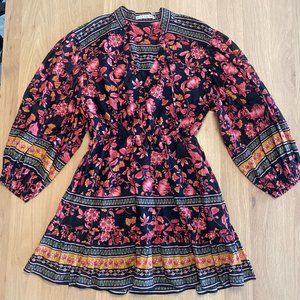 ALICE + OLIVIA Floral Print Mini Dress